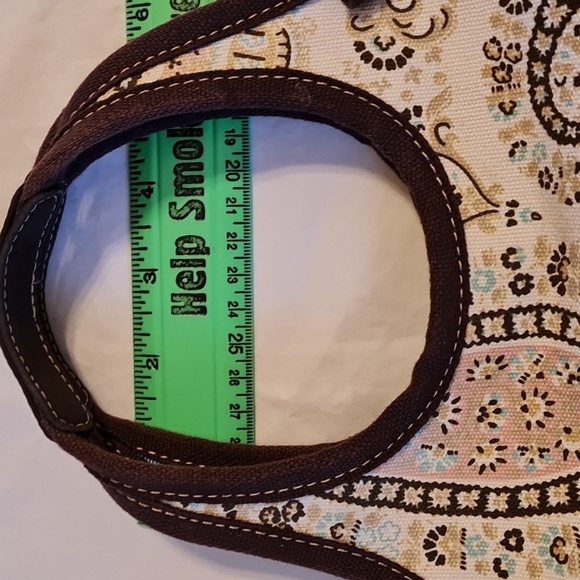 SAX Paisley handbag, gently Used, brown and cream colors. - Picture 7 of 7